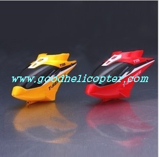 mjx-t-series-t25-t625 helicopter parts head cover (yellow color)